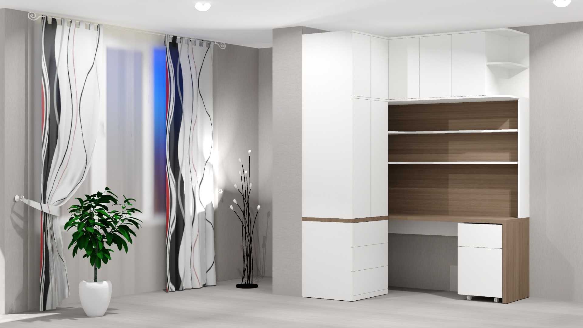  Письмовий стіл з шафою P-028.3